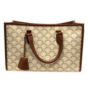 Celine Horizontal Cabas Bag Triomphe Canvas Handbag